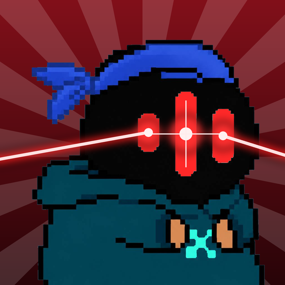 gKaito with laser eyes
